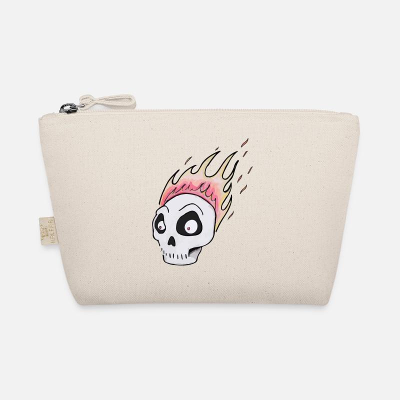 Brennen skull1 Bio-Täschchen