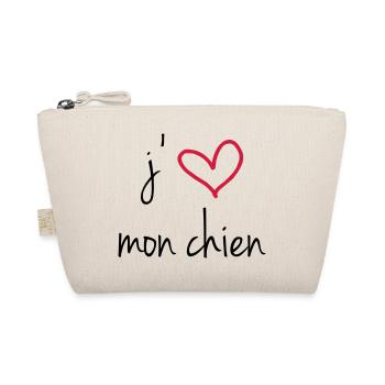 i love my dog - Bio-Täschchen - Natur - Vorne