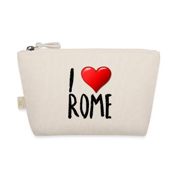 I Love Rome - Bio-Täschchen - Natur - Vorne