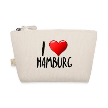 J'aime Hambourg - Trousse biologique - nature - Devant