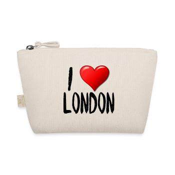 I Love London - Bio-Täschchen - Natur - Vorne