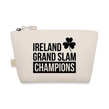 Ireland Rugby Grand Slam Champions - Organic Pouch - nature - Front