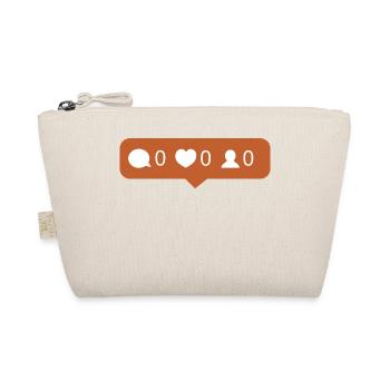 Instagram Herz - Bio-Täschchen - Natur - Vorne