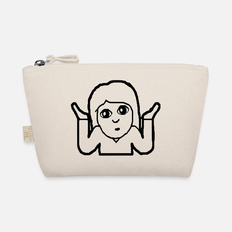 Emoji Frau Geschenk, Geschenkidee Bio-Täschchen
