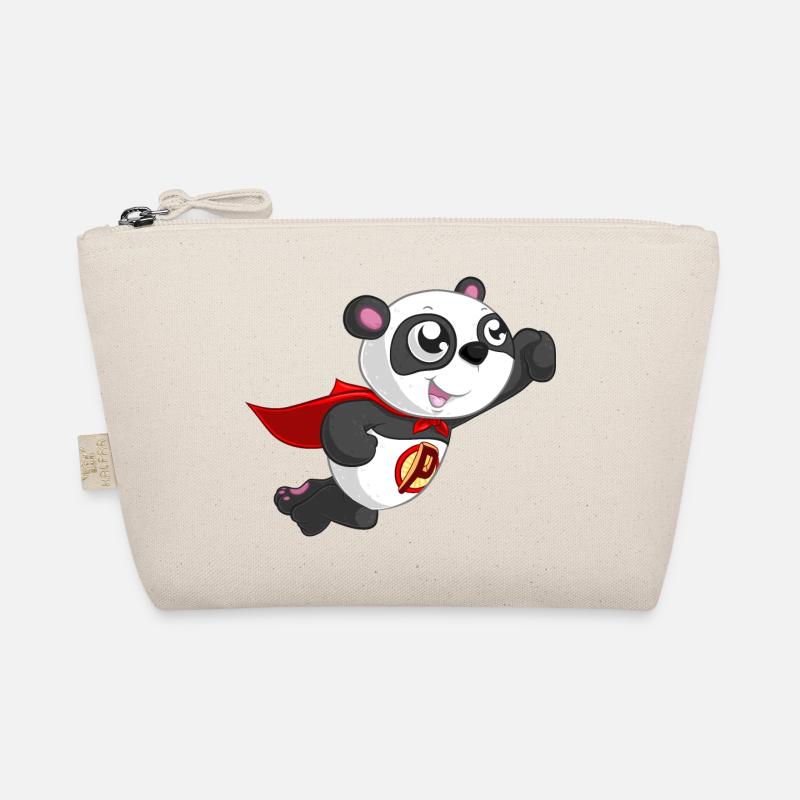 Superhero Panda Organic Pouch