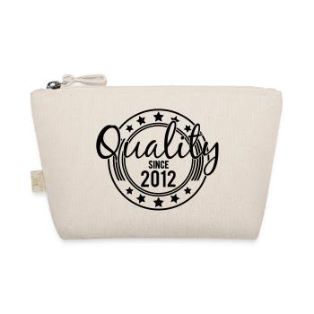 Birthday - Quality since 2012 (uk) - Organic Pouch - nature - Front
