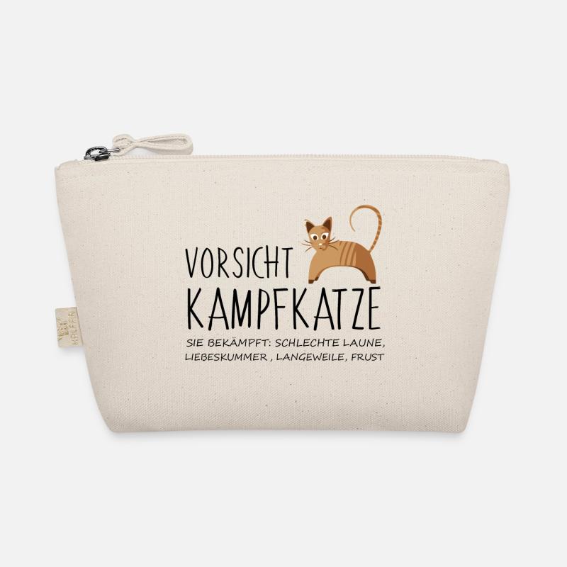 Attention chat de combat minou cadeau idée Trousse biologique