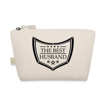 logo bouclier text the best world le meilleur monde eh - Trousse biologique - nature - Devant