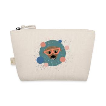 Chien amoureux de chien Nerd Hipster lunettes cadeau - Trousse biologique - nature - Devant