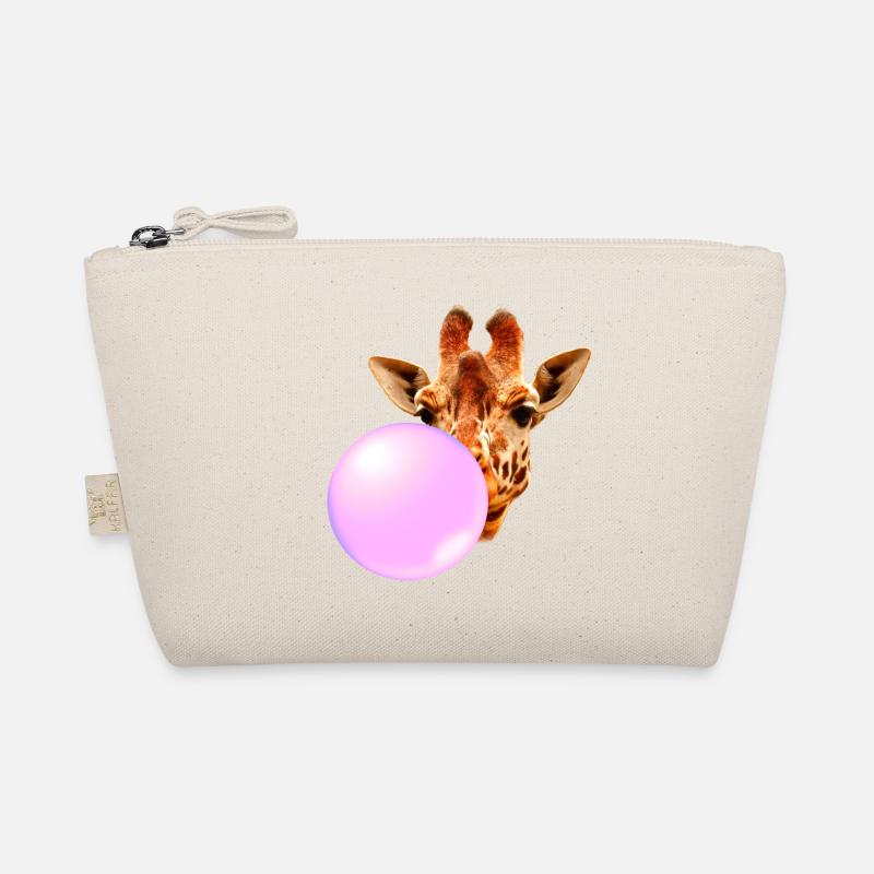 Giraffe With Chewing Gum Organic Pouch