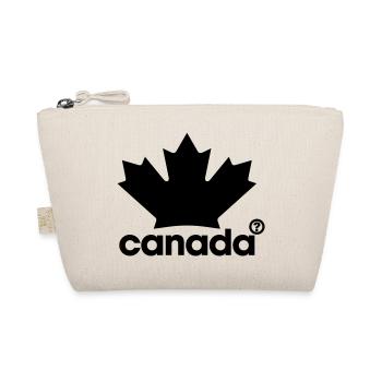 Kanada Ahornblatt – Proudly Canadian Flagge Design - Bio-Täschchen - Natur - Vorne