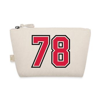 78 sports jersey football number - Bio-Täschchen - Natur - Vorne