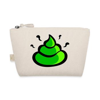 emoji caca vert - Trousse biologique - nature - Devant