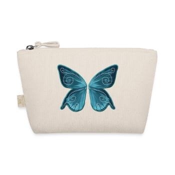 Schmetterlingsflügel, Elfe, Fee, Schmetterling - Bio-Täschchen - Natur - Vorne