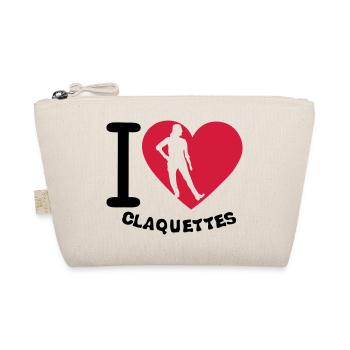 love claquettes i coeur 2 - Trousse biologique - nature - Devant