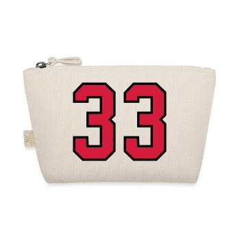 33 sports jersey football number new - Bio-Täschchen - Natur - Vorne