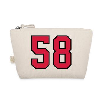 58 sports jersey football number new - Bio-Täschchen - Natur - Vorne