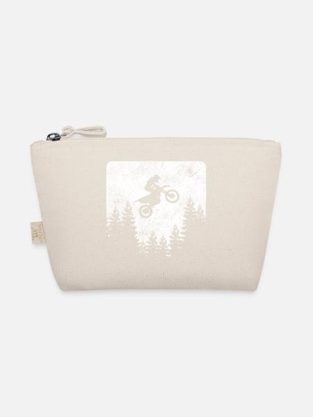 Motocross Waldsprung - Tolles Geschenk - Bio-Täschchen - Natur