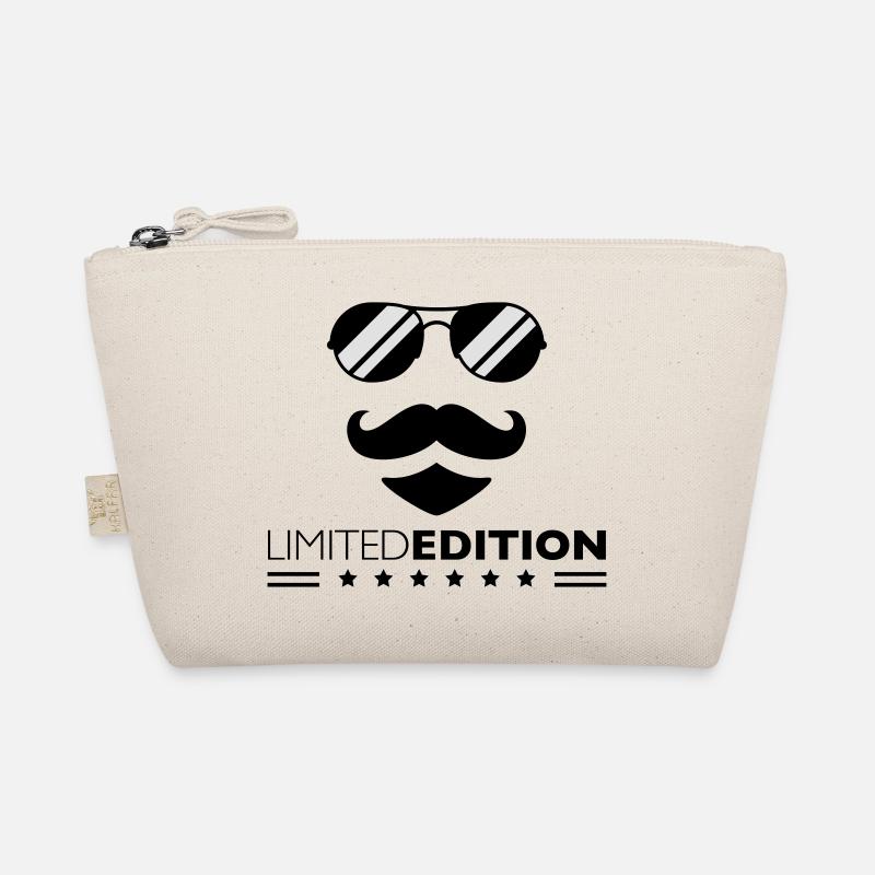Limited Edition Cool Mustache Man Design Trousse biologique