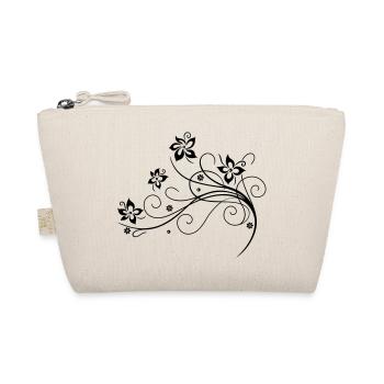 Beautiful, filigree flowers. Floral element. - Organic Pouch - nature - Front