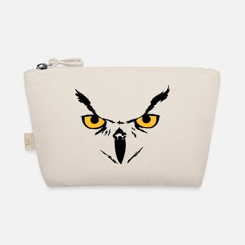 Owl face Organic Pouch