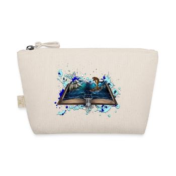 Ship in the storm with snake Illustration - Organic Pouch - nature - Front