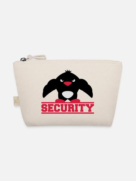 Security Muscle Penguin - Bio-Täschchen - Natur - Vorne