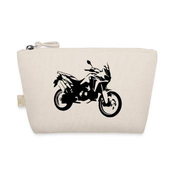 africa twin_einfarbig - Bio-Täschchen - Natur - Vorne
