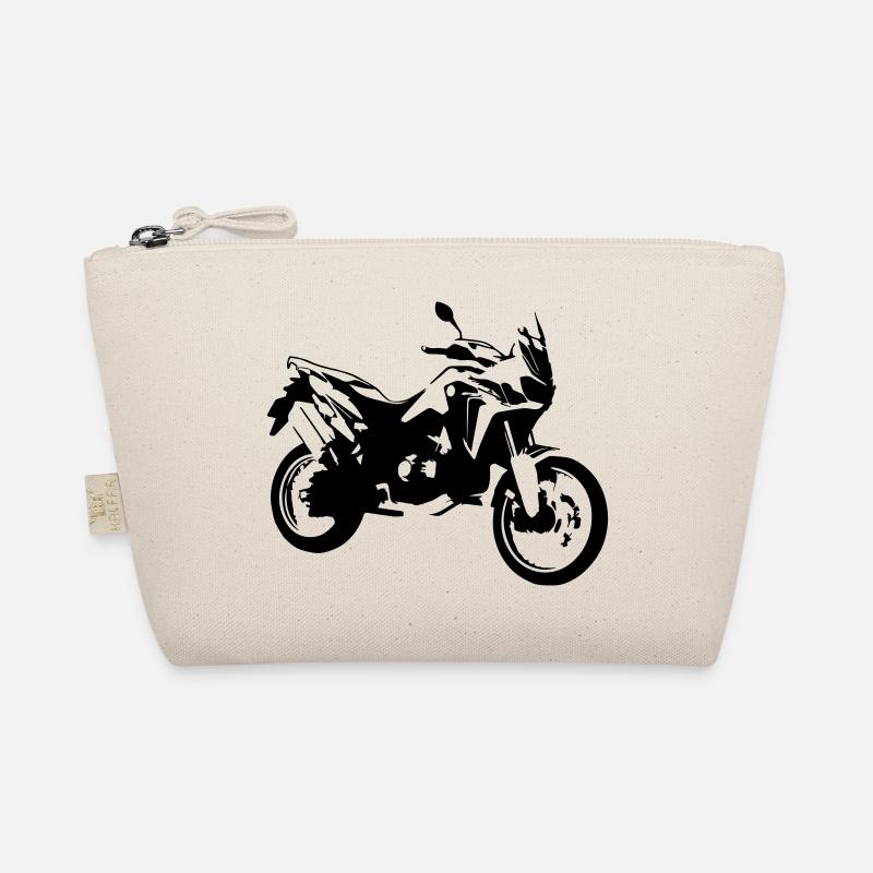 africa twin_einfarbig Bio-Täschchen