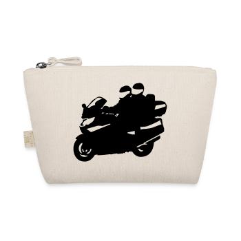 motorrad tourer - Bio-Täschchen - Natur - Vorne