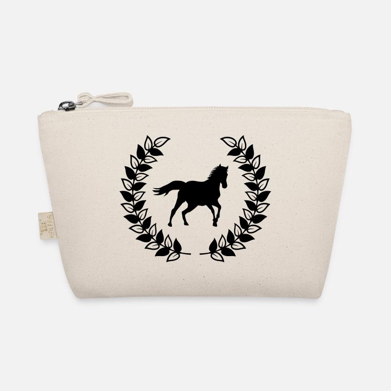 wreath horse Organic Pouch