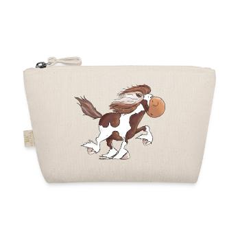 Icelandic Power - Icelandic Horse - Organic Pouch - nature - Front