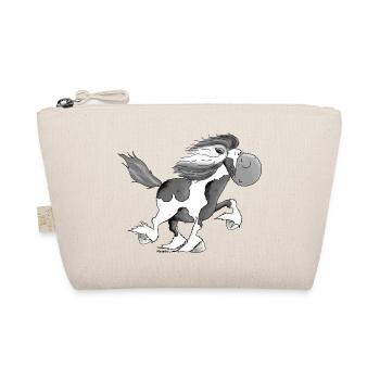 Icelandic Power - Icelandic Horse - Organic Pouch - nature - Front