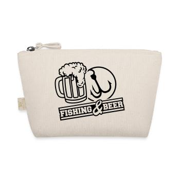 fishing_beer_design_ya1 - Bio-Täschchen - Natur - Vorne