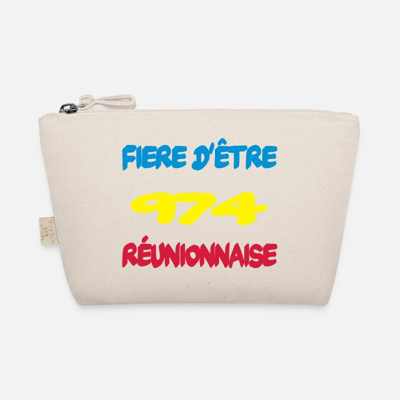 Fiere d'être reunionnaise - Bio-Täschchen - Natur