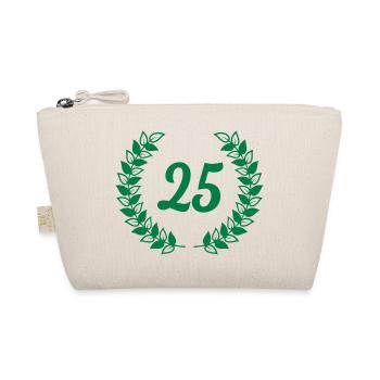 birthday anniversaire 25 vingt cinq - Trousse biologique - nature - Devant