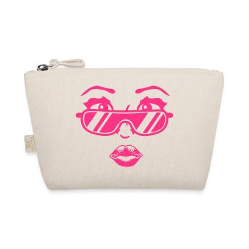 Lunettes de soleil cool chaud fille femme rose - Trousse biologique - nature - Devant