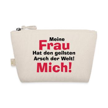 Vector, my woman has the ..., colors freely select - Organic Pouch - nature - Front