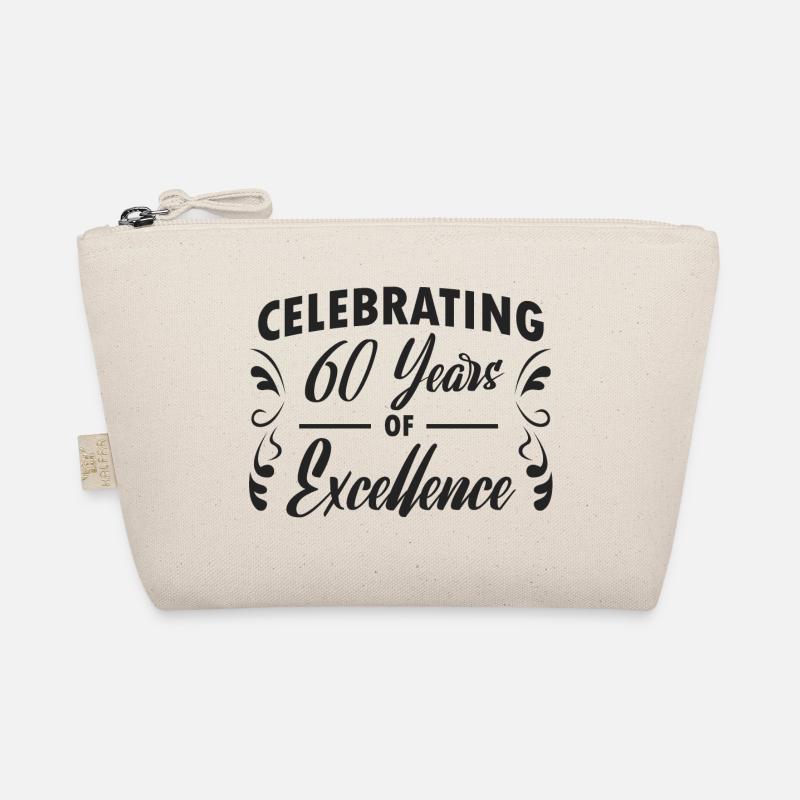 60th birthday - design - Organic Pouch - nature