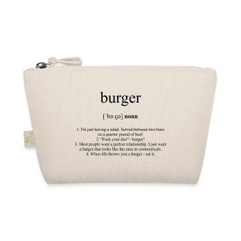 Burger (Hamburger) Dictionnaire de définition - Trousse biologique - nature - Devant