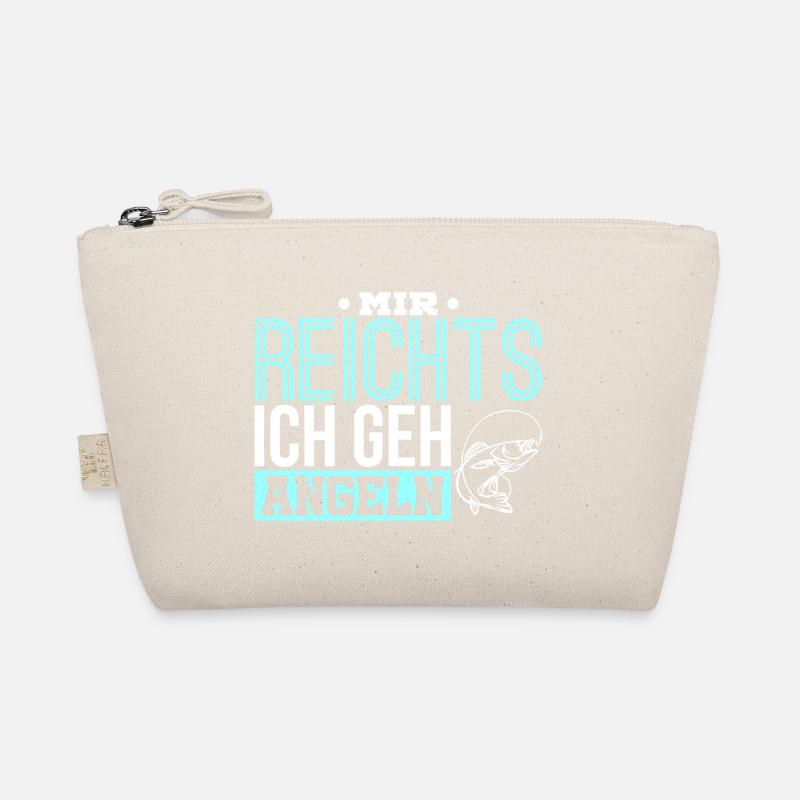Mir Reichts ich geh Spruch Angeln Geschenk - Bio-Täschchen - Natur