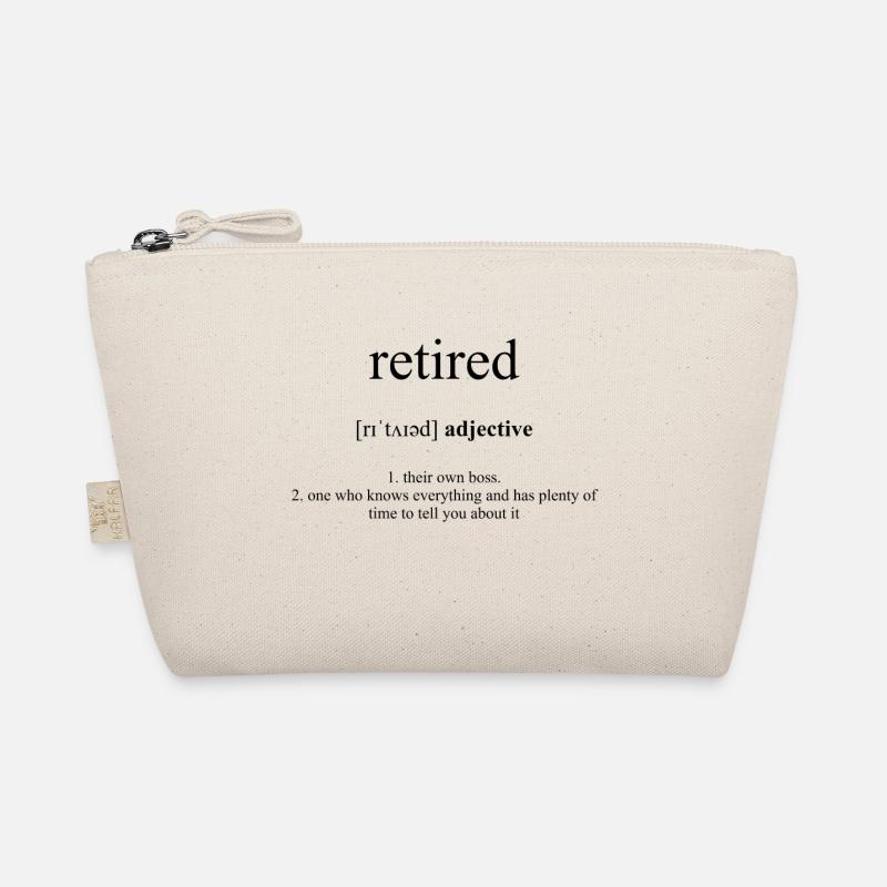 Retired (pensioniert) Definition Dictionary Organic Pouch