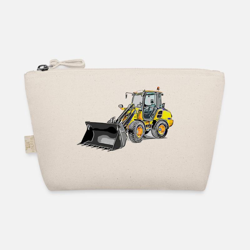 Radlader mittel Farbig wheel loader Schaufellader Bio-Täschchen