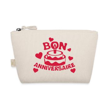 ajouter texte bon anniversaire gateau - Trousse biologique - nature - Devant