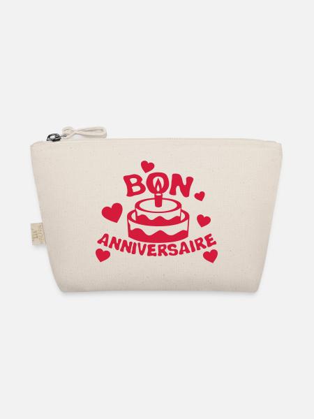 ajouter texte bon anniversaire gateau - Trousse biologique - nature