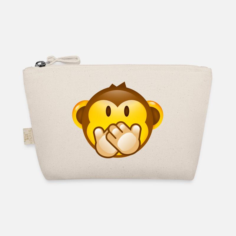 Smiley Monkey -No Saying- Bio-Täschchen