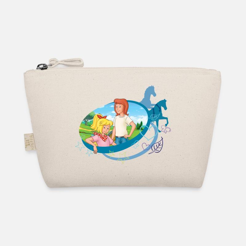 Bibi und Tina Pferde-Silhouetten Bio-Täschchen