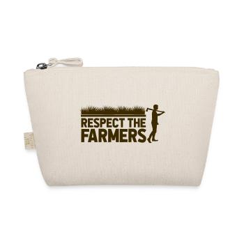 Respect the Farmer - Respektiere die Bauern - Bio-Täschchen - Natur - Vorne