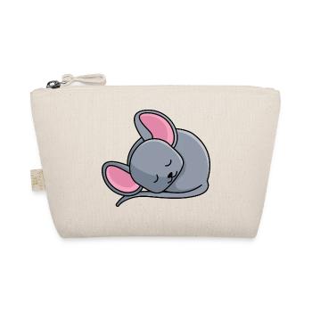 Souris endormie - design - Trousse biologique - nature - Devant