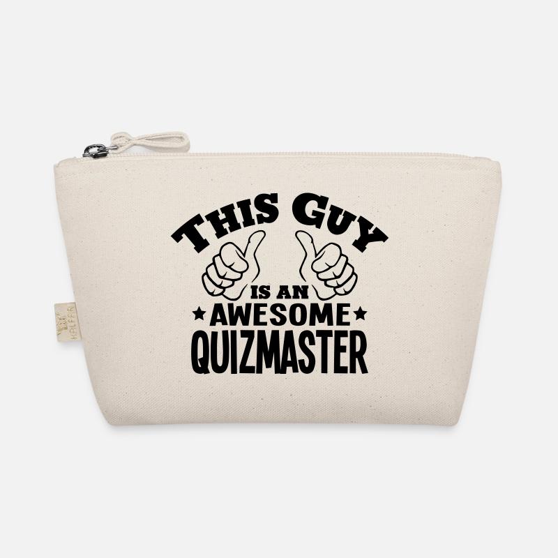 this guy is an awesome quizmaster Organic Pouch